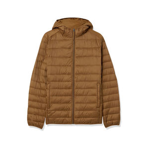 <b>Hooded</b> Solid Color <b>Padded</b> Puffer Cotton Filled Sleeveless Front Logo Customizable <b>Jackets</b> for Men - Product Image 6