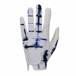 Gants de golf pour homme et femme, logo personnalisé, paume en cuir de cabretta, gants de golf souples, couleur OEM, gants de golf - Product Image 2