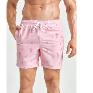 Shorts de bain pour hommes de haute qualité, impression par sublimation personnalisée, respirants, shorts de plage, shorts de surf, vente en gros OEM - Product Image 1