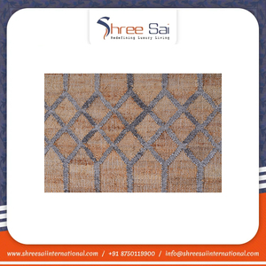 New Design Customized <b>Jute</b> Runner Rug Eco Friendly Embroidered <b>Jute</b> Rug Made of High Quality <b>Jute</b> <b>Fiber</b> for Sale at Cheap Price - Product Image 4