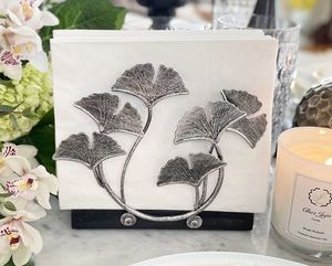 Porte-serviettes design antique porte-serviettes en métal de qualité supérieure pour hôtel vaisselle décor de table tissu hoder - Product Image 4