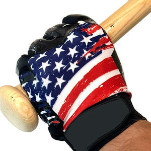 2024 vente en gros meilleur cuir de chèvre sublimé numérique gants de frappe de Baseball professionnel unisexe Softball gants de frappe - Product Image 4