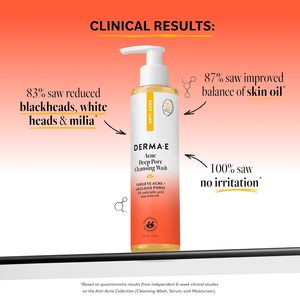 Derma E Nettoyant pour les pores en profondeur de l'acné 6 floz/175 ml - Product Image 5
