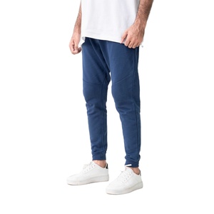 Pantalon de jogging slim pour homme, coupe ajustée, extensible, 100% coton, respirant, séchage rapide, entraînement, gym, streetwear, bas de tenue décontracté et athlétique - Product Image 3