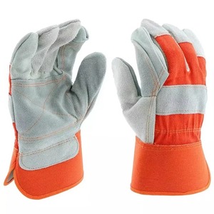 Gants de sécurité de construction robustes en cuir de vache de qualité supérieure Gants de gréement en cuir pour matériel de jardinage - Product Image 1