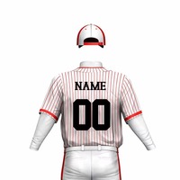 Uniforme de Béisbol Personalizado de Alta Calidad, Transpirable, de Secado Rápido, que Absorbe la Humedad, Ropa de Equipo al por Mayor a Precio Económico