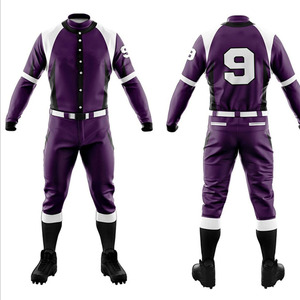 OEM Wholesale Custom High Quality Breathable Quick Dry Men's Adult Baseball Uniform <b>Sets</b> Custom Logo Printing Heat-Transfer - Product Image 6