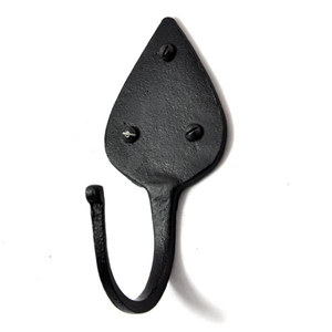 Hand Forged Swirl Single <b>Hook</b> - Product Image 6