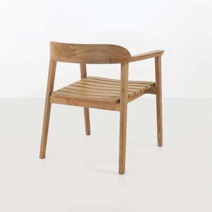 Outdoor Dining Chair <b>Garden</b> Furniture From Teak Outdoor Patio <b>Garden</b> Chair With Water Resistant <b>Cushion</b> Whole Sale Hotel Chair - Product Image 2