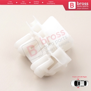 BWR31 Window Regulator Repair <b>Clips</b> Front Left or Right Door for Clio MK2 BB/CB 1998-2012 4/5 Door 7700842240 7700842241 - Product Image 4