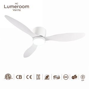 Ventilateur de plafond intelligent avec lumière, encastré, blanc, LED, avec télécommande, contrôle WIFI et application Alexa, en stock aux États-Unis - Product Image 4