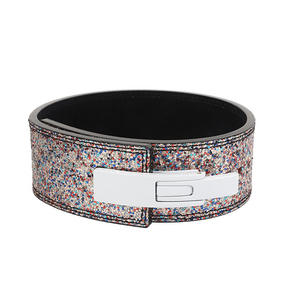 Ceinture de soutien lombaire unisexe en caoutchouc naturel pour haltérophilie et course à pied, antidérapante, réglable, avec boucle de fermeture personnalisable - Product Image 2