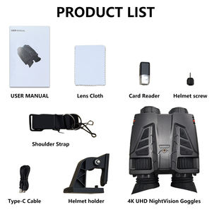 משקפת ראיית לילה NCV800 משקפי ראיית לילה 4K UHD WiFi זום 7X מכשיר ראיית לילה דיגיטלי לטווח ארוך לצפייה בציפורים - Product Image 6