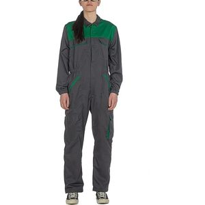 Combinaison de travail robuste multi-poches verte/grise du groupe CBF Balducci, fabriquée en Albanie - Product Image 4