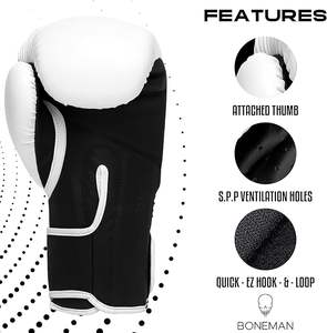 Guantes de Boxeo Profesionales para Entrenamiento, Diseño Personalizado, Guantes de Boxeo de PU, Guantes de Boxeo de Cuero Económicos - Product Image 3