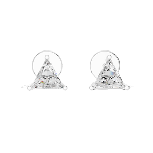 Pendientes de Diamantes Triangulares Cultivados en Laboratorio de 1.3 CT, Claridad VVS-VS EF, Oro de 18KT, 14KT, 10KT y Plata 925, Oro Rosa, Amarillo, Blanco - Product Image 3