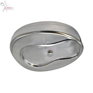 Recipientes para Orina con Tapa para Adultos, 14x11.38 Pulgadas, Duraderos, Reutilizables, Higiénicos, Acabado Plateado, Acero Inoxidable, Cirugía General, Hospital, Hogar - Product Image 3