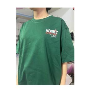 T-shirts en gros échantillon court soutien coton style à la mode col rond manches unisexe surdimensionné T-shirt Vietnam - Product Image 4