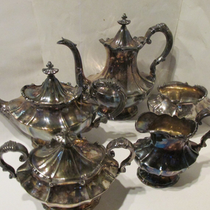 หม้อชาและกาแฟทองเหลืองโบราณเคลือบทองโต๊ะรับประทานอาหารอุปกรณ์เสิร์ฟชากาต้มน้ำและหม้อสำหรับงานแต่งงานและงานอีเวนต์ - Product Image 6