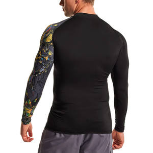 Por encargo de calidad especial superventas Fitness Muscle Gym Wear Rash Guard transpirable Running Rash Guard para la venta - Product Image 2