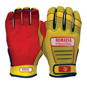Guantes De bateo De béisbol transpirables Cabretta cuero OEM diseño Softball cuero logotipo personalizado Guantes De Bateo De Beisbol - Product Image 2