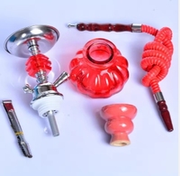 Nouvel ensemble portable de chicha pour fumer avec boîte de rangement