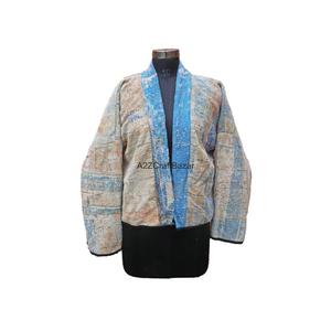 Chaqueta Reversible Hecha a Mano con Cuello Alto, 100% Algodón, Ecológica, Transpirable, de Secado Rápido, Estilo Vintage, con Botones al Frente, para Invierno - Product Image 4