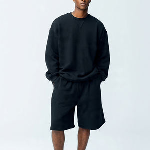 OEM Sublimation Sweatshirts Sweat <b>Shorts</b> <b>Men</b> Winter Jogger Sweat <b>Shorts</b> <b>Set</b> <b>Men's</b> Streetwear Jogging Fleece <b>Shorts</b> <b>Sets</b> <b>Mens</b> - Product Image 6