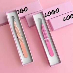 แหนบถอนขนตาแบบคลาสสิก75องศาทำจากสเตนเลสมี4สไตล์แหนบถอนขนตาสีดำ - Product Image 5