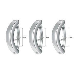 Venta caliente de acero inoxidable 316L <span class=keywords><strong>Piercing</strong></span> del vientre, 14G Hipoalergénico Clicker Anillos del <span class=keywords><strong>ombligo</strong></span> <span class=keywords><strong>Piercing</strong></span> del <span class=keywords><strong>ombligo</strong></span> para hombres y mujeres - Product Image 2