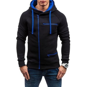 Sudaderas con Capucha de Primera Calidad para Hombre con Cierre Lateral y Tres Bolsillos, Diseño Personalizado al por Mayor, Sudadera Unisex para Hombre - Product Image 1
