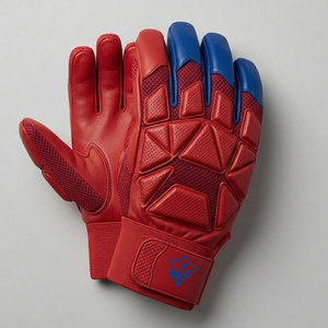 Cricket <b>Batting</b> Gloves Men Durable Padding Comfortable Wrist Fit Ideal For Sports Practice And Match Activities - Product Image 1