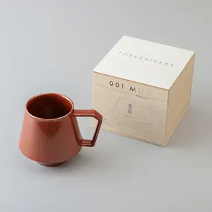 高品質の新しい有田焼き日本のマグカップコーヒーティーカップ磁器手作りドリンクを持ちやすい