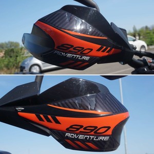 Adesivi 3D Personalizzati per Paramani Moto, Decalcomanie per KTM 890 Adventure 2021-2022, Logo Decorativo - Product Image 1