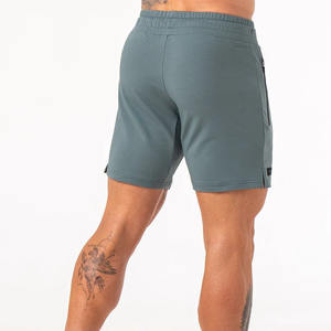 Pantalones cortos de gimnasio personalizados para hombre, bolsillos con cremallera, nuevo estilo, cintura elástica, pantalones cortos para correr, pantalones cortos de entrenamiento en blanco personalizables sólidos - Product Image 5