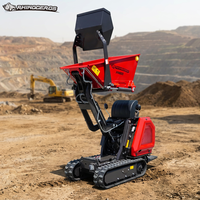 Rhinoceros XN800 Mini-Raupendumper 800kg Nutzlast Briggs & Stratton Motor CE-Zertifiziert Getriebe-Kern Hohe Effizienz B2B-Lieferung