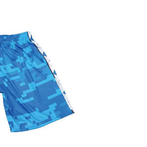 Shorts de basket-ball athlétiques pour hommes en toile, respirants, à devant uni, personnalisables, faible MOQ, vente en gros, fournisseur - Product Image 6