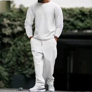 Survêtement de jogging deux pièces pour homme, très populaire, avec logo personnalisé, grandes tailles, respirant, idéal pour le printemps - Product Image 5