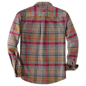 เสื้อเชิ้ตแขนยาวผู้ชายพร้อมปกพับลงและสีทึบสำหรับชุดทางการหรือชุดลำลอง - Product Image 2