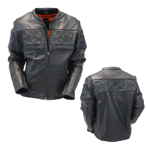 Blouson en cuir pour hommes tendance et décontracté Streetwear personnalisé de style vintage fournisseur OEM ODM d'usine fournisseur en gros direct - Product Image 4