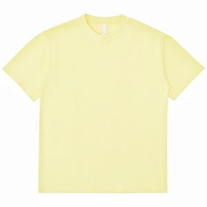 Gran oferta de alta calidad 300 Gsm cuello grueso suave lujoso pesado de gran tamaño camiseta de impresión personalizada para hombres - Product Image 5