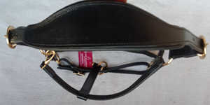 Halter respirant en cuir tressé noir de qualité supérieure - Product Image 5