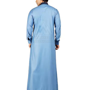 Al Dafah Thobes Hip Hop Best Plain Color sólido Hombres Thobes Transpirable New Look Machine Made Jubba Thobe para hombre - Product Image 2