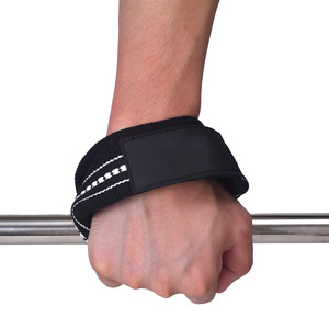 Correas de Levantamiento de Pesas con Logotipo Personalizado, Forma de 8, con Muñequeras, Soporte de Muñeca Resistente para Peso Muerto, Levantamiento de Potencia, Entrenamiento en Gimnasio, OEM - Product Image 5