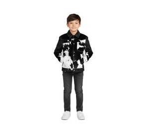 2026 Premium Luxury Cow Hide Leather Jacket Custom Made Kid <b>Top</b> Trend <b>High</b> Street Vintage Western Style Jacket Men Women Leather - Product Image 1