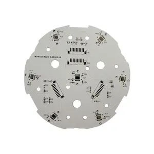 Lampu Led Kualitas Tinggi Pcb Aluminium Multilapis PCB 2 W/k Papan Sirkuit Konduktivitas Termal PCB Aluminium