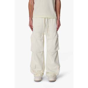 Pantalon de jogging cargo 100% coton coupe décontractée - Product Image 4