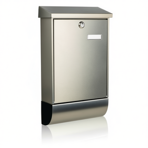 Ensemble de boîtes aux lettres Oslo 37670 NI en acier inoxydable DIN C4 BURG-WCHTER Hauteur 500 mm Largeur 300 mm Profondeur 110 mm - Product Image 3