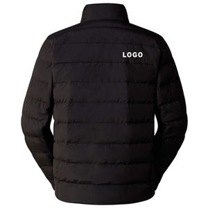 Veste matelassée en toile Aconcagua pour hommes avec logo personnalisé à l'avant hiver matelassé chaud léger isolé extérieur coupe-vent - Product Image 2