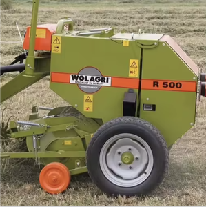 Tracteur Mini presse à balles rondes pour paille, foin et ensilage avec récipient à pression et pompe Garantie 1 an Fabriqué en Belgique - Product Image 1